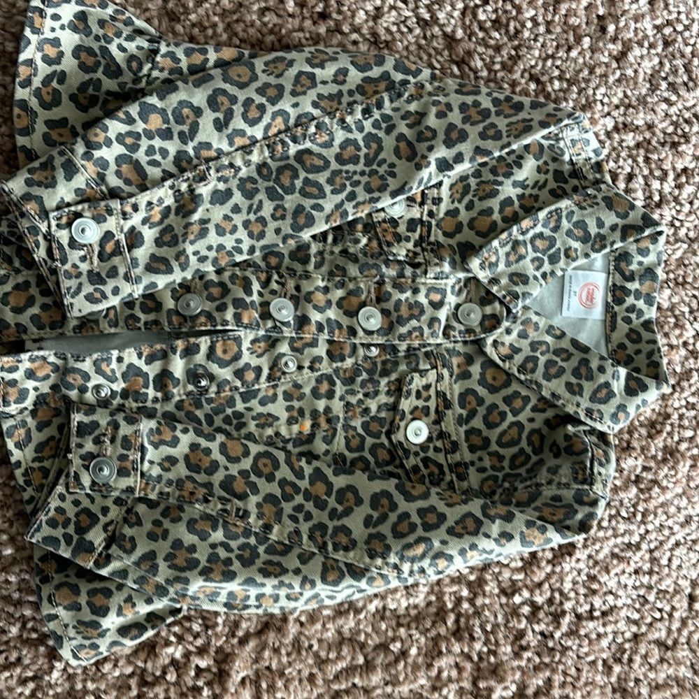Wonder Nation Jacket Leopard print. Toddler 3t